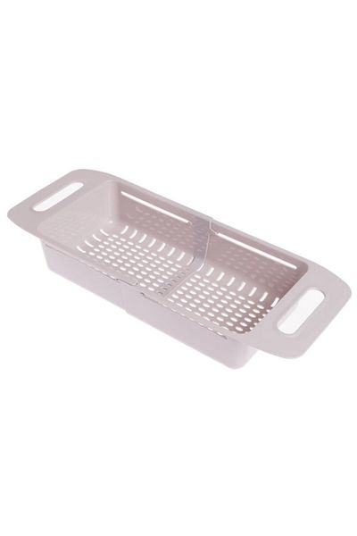 Kitchen Dream Adjustable Plastic Sink Kitchen Strainer with Extension and Shortcut