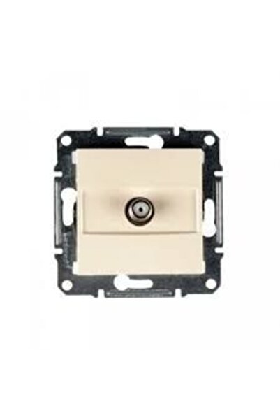 Schneider Electric Cream Frameless Asphora Sat Socket Finished