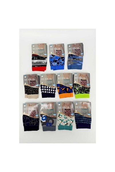 Berrak Чоловічі 5-пари боксерів з різними візерунками та еластичною стрічкою 4480