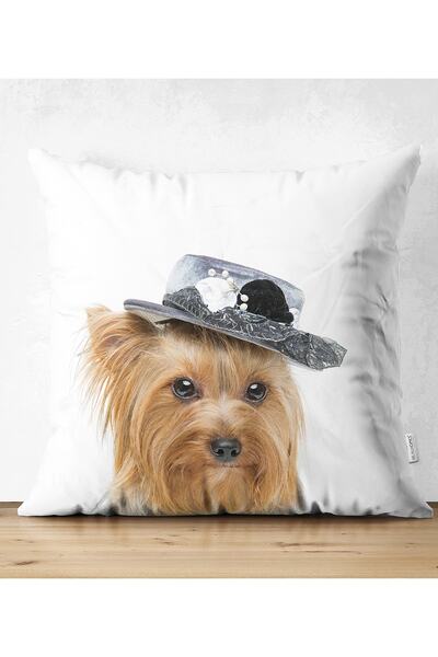 Realhomes لطيف الكلب نمط الرقمية المطبوعة الحديثة مزدوجة الوجهين من جلد الغزا...