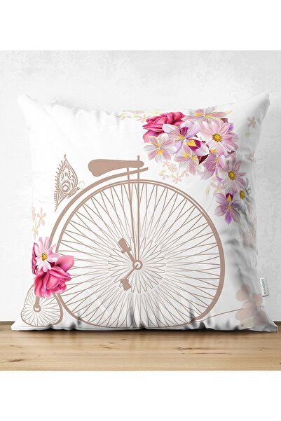 Realhomes Dvostrani moderni jastuk od suede sa digitalnim štampanim uzorkom b...