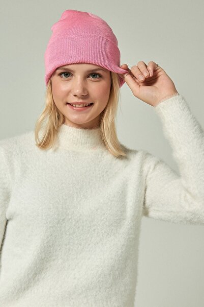 EKstore Unisex roza beretka Osnovni