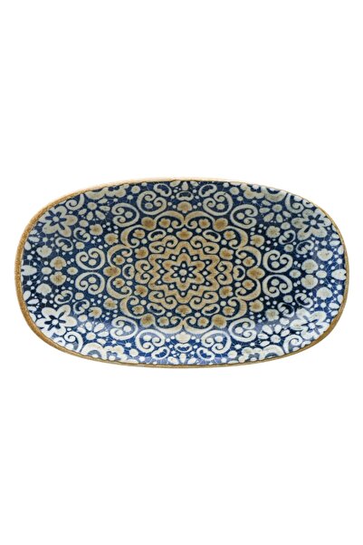 Bonna Porselen صحن قارب بيضاوي الشكل 15*8.5 سم من بونا الحمراء للذواقة