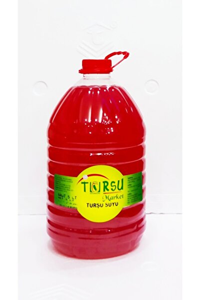 TURŞU MARKET Günlük Doğal Turşu Suyu 5 Lt Acılı