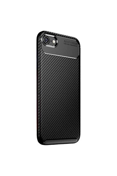 Smart Tech Apple Iphone 6 Karbon Desenli Negro Silikon Kılıf Siyah
