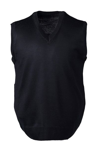 Trikolay Men's Navy Blue Large Size V-Neck Sweater