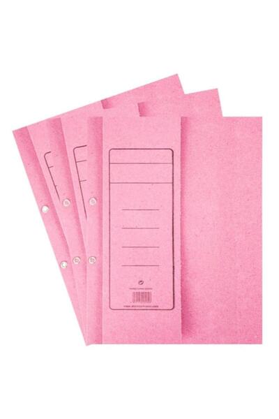 Eser kırtasiye Arşiv Karton Dosya Yarım Kapak Kapsül Pembe 50'li Paket
