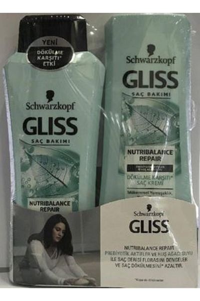 Gliss Glıss Conditioner and Shampoo 360 Mi - Anti-Shedding