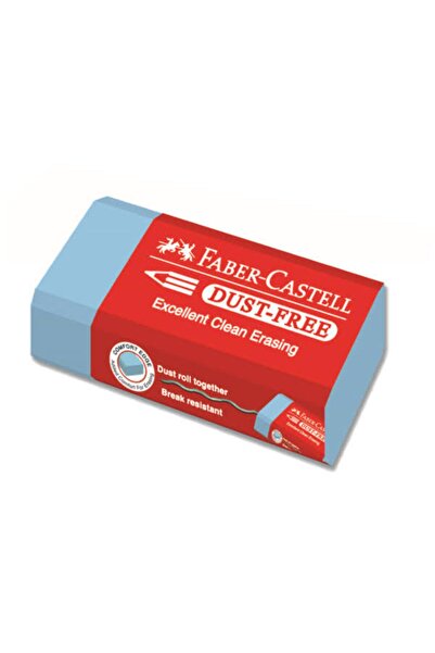 Faber Castell ممحاة ملونة خالية من الغبار من فابر كاستل (أزرق)