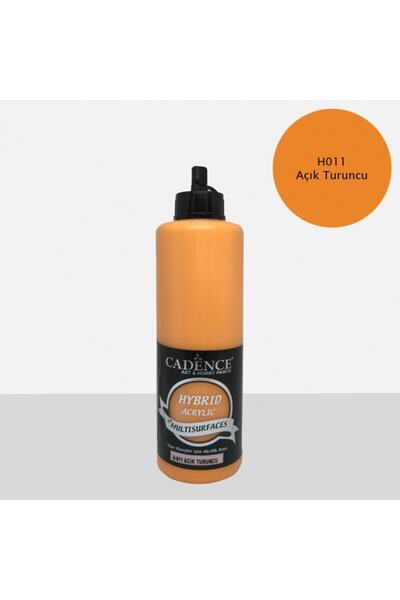 Cadence Hibrit Multisurface Akrilik Boya 500 Ml H011 Açık Turuncu