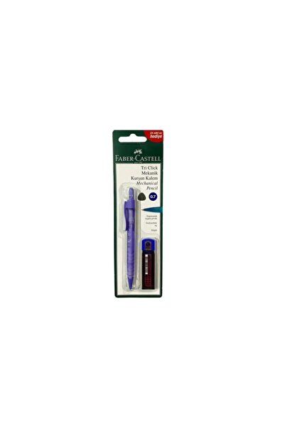 Faber Castell Faber-castell Tri Click Versatil Pen 0.7 + Min Purple