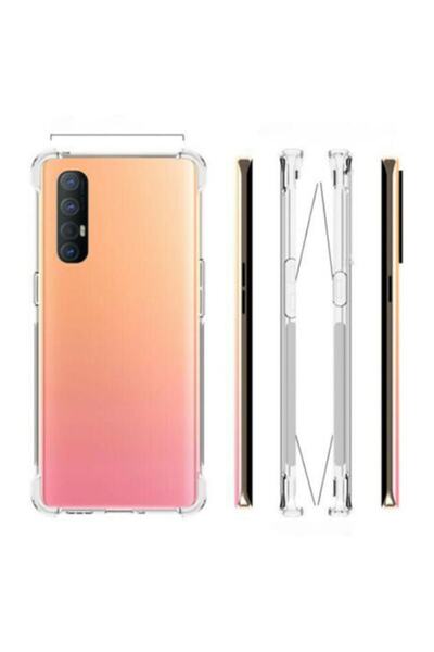 Ally Mobile Oppo Reno 3 Pro Anti-drop Darbe Emici Silikon Kılıf Shockproof Kı...