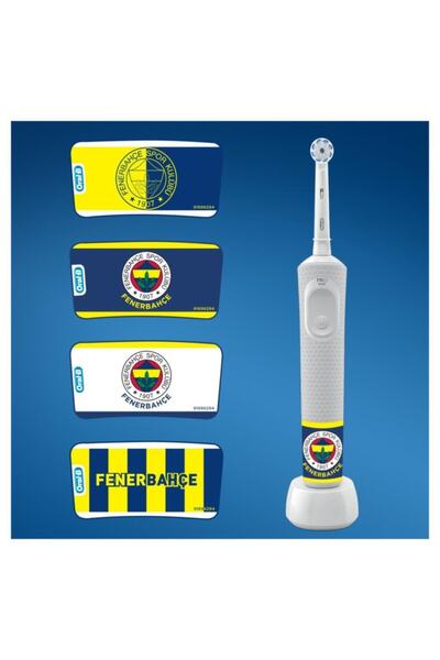 Oral-B D100 Şarjlı Fırça Fenerbahçe+gillette Blue3 6lı Fenerbahce Taraftar Pa...