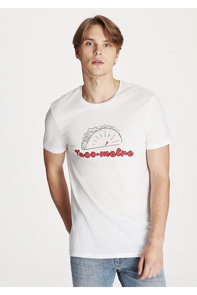 Mavi Ανδρικό T-Shirt με στάμπα Taco