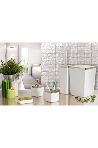 Prima Nova Primanova Tuscany Bathroom Set White Gold Frame