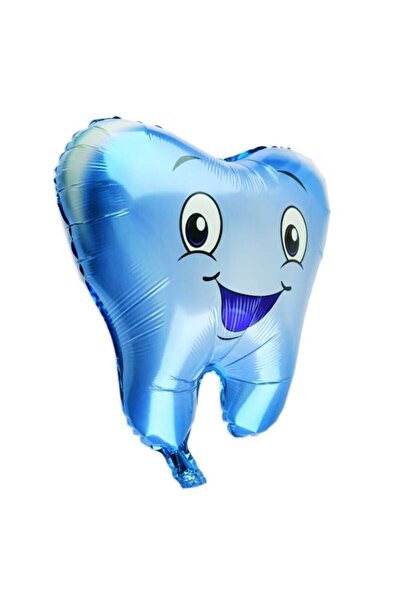 Parti Dünyası Dişim Çıktı 55 Cm Folyo Balon Mavi