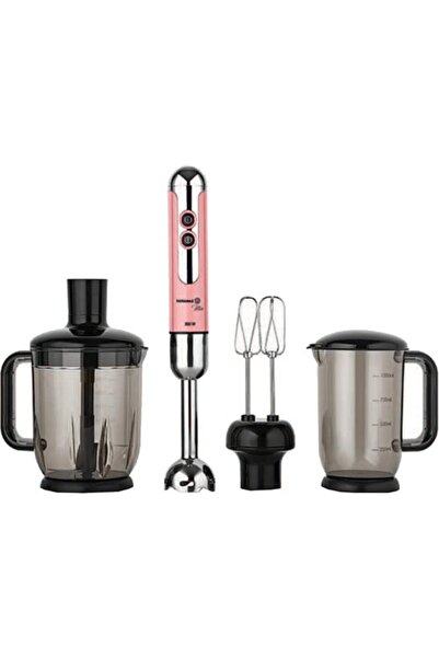 KORKMAZ Mia Mega Blender Set Pembe/krom-447