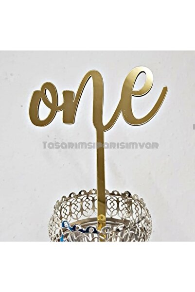 Miana Lazer كتابة واحدة زينة كعكة البلكسيجلاس، كعكة توبر 1 سنة زينة الكعكة