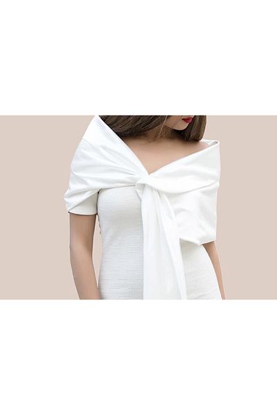 Turkuaz Satin Bolero, Satin Ethol, White Satin Ethol