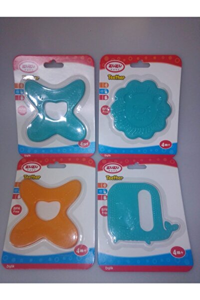 ERBAY Bebek Renkli Diş Kaşıyıcı Teether Oyuncak Tekli