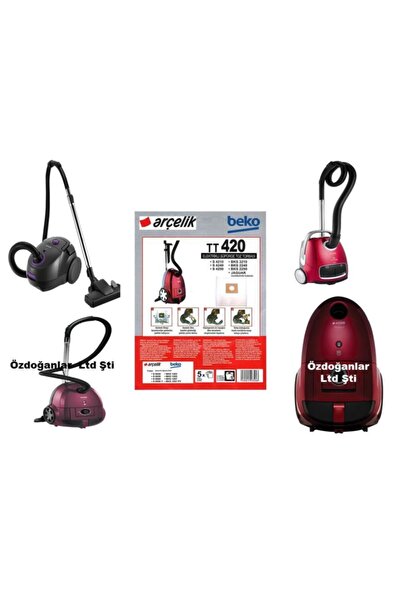 Arçelik Ermiya Dogant - 25 bucăți saci de praf din pânză pentru aspirator, S 4240-s 4250-s 6260