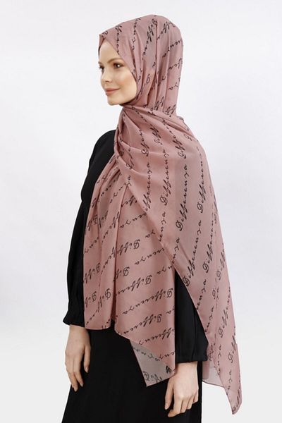 Differenza Logo Shawl Mink