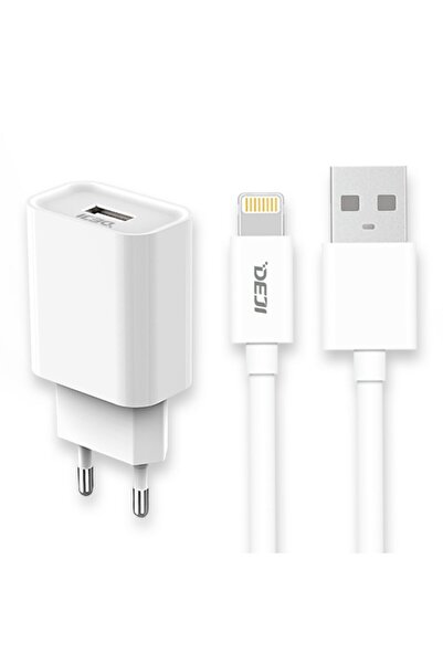 Deji iPhone 5/5c/5s/6/6 Plus Şarj Aleti/Cihazı Seti 10W Lightning