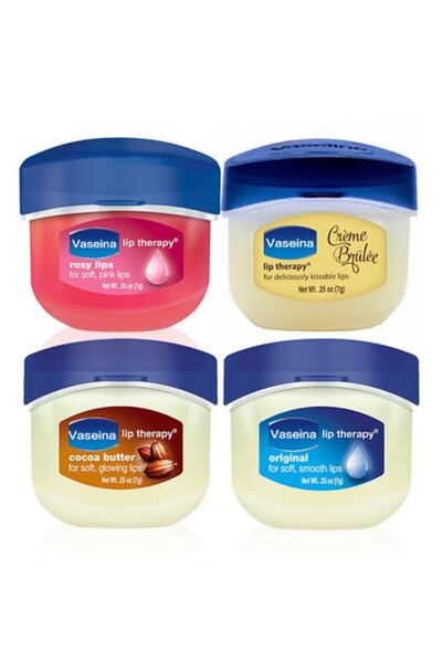 Vaseline Lip Balm 4'lü Set