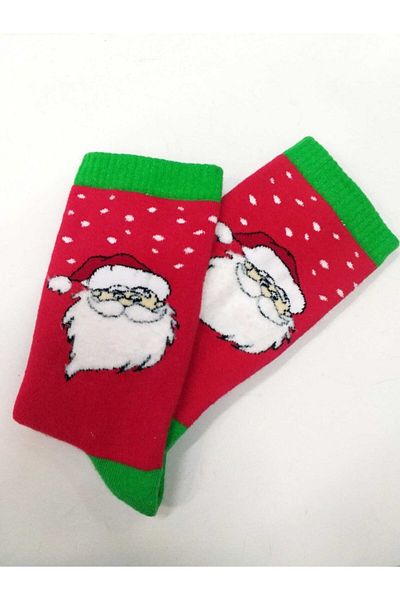 Dündar Unisex 2-Piece New Year's Concept Seamless Scented Towel Socks