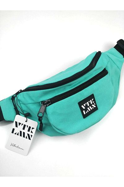Vatkalimon Unisex Mint Colored Shoulder and Waist Bag
