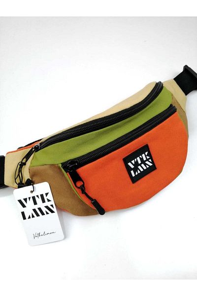 Vatkalimon Unisex Colorful Shoulder and Waist Bag