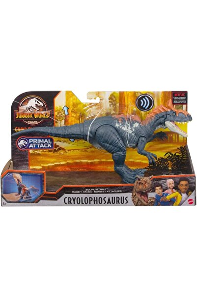 mattel Jurassic World Camp Cretaceous Sound Strike Cryolophosaurus