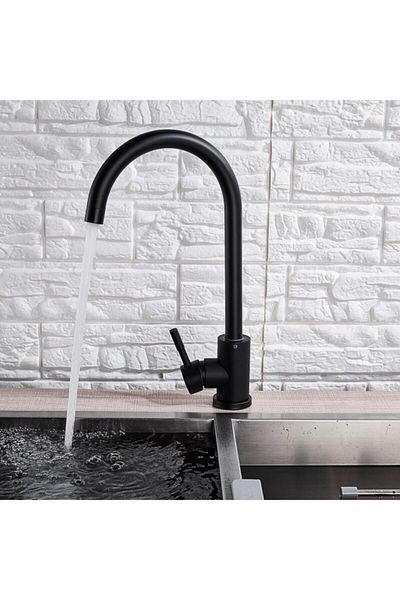 Sardıcı Black Kitchen Sink Faucet