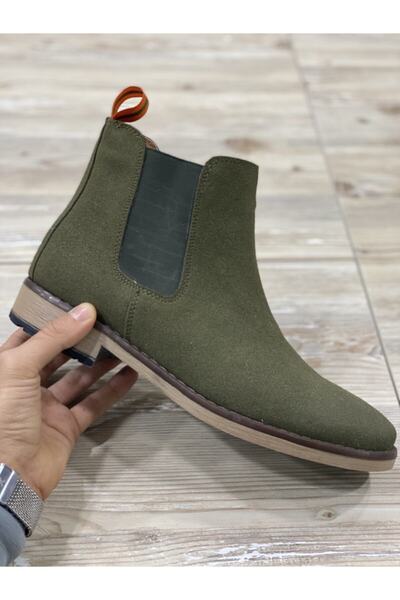 Kaan Alay Fashion Italian Model Süet Bot