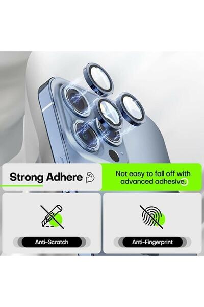 Forsis Aksesuar iPhone 13 Pro Max Compatible Camera Lens Protector