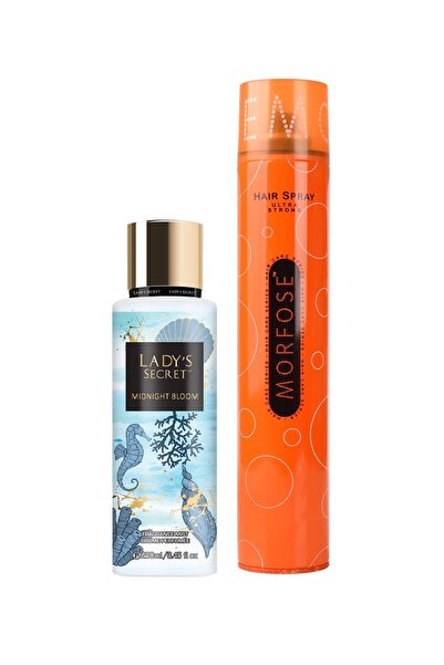 Lady Secret Midnight Bloom Vücut Spreyi + Morfose Ultra Strong Saç Spreyi