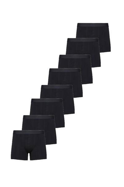 NACAR STORE Erkek Boxer Pamuklu Likralı 8'li Paket