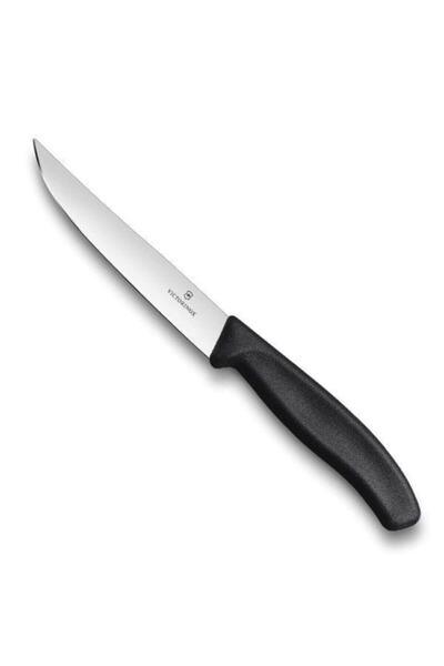 Victorinox Vıctorınox Biftek Bıçağı 12cm Düz Siyah