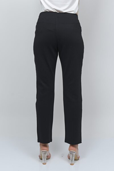 TUSSE Classic Stitched Ankle Pocket Elastic Waist Steel Knitted Large Size Trousers