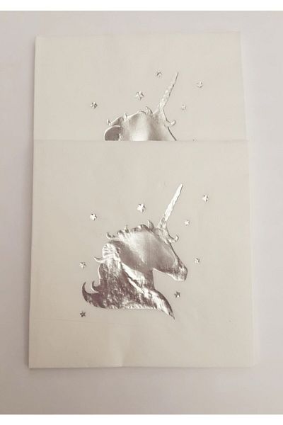 MFM Party Unicorn Επιχρυσωμένο Χαρτοπετσέτα 16 Τεμάχια