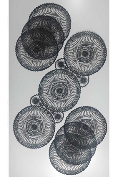 DTMHOME 6 piese French Dance Black Sun Runner - Set Supla American Service