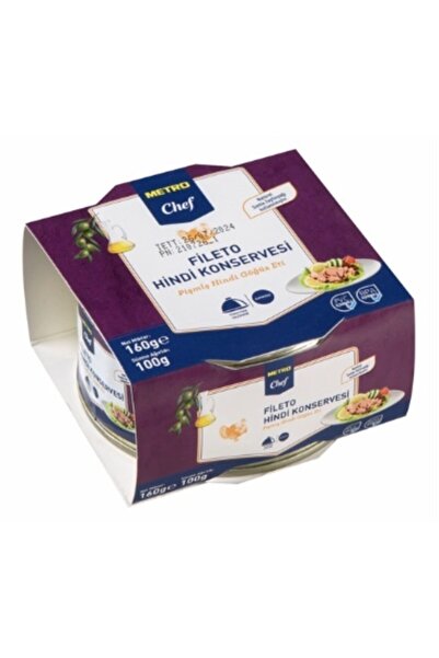 Metro Chef Fileto Hindi Konservesi 160 Gr.