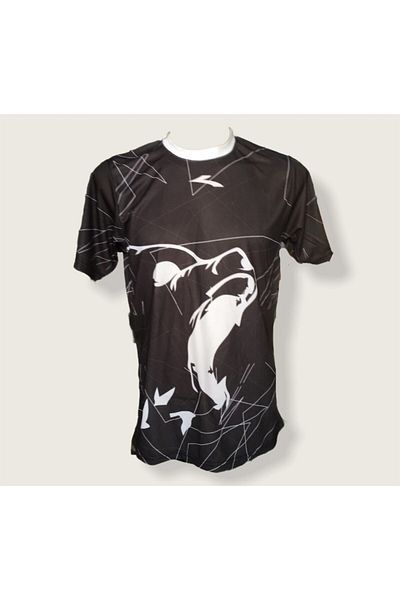 REMEGE Boxing & Kickboxing Training T-Shirt / Digital Printed Athlete T-Shirt