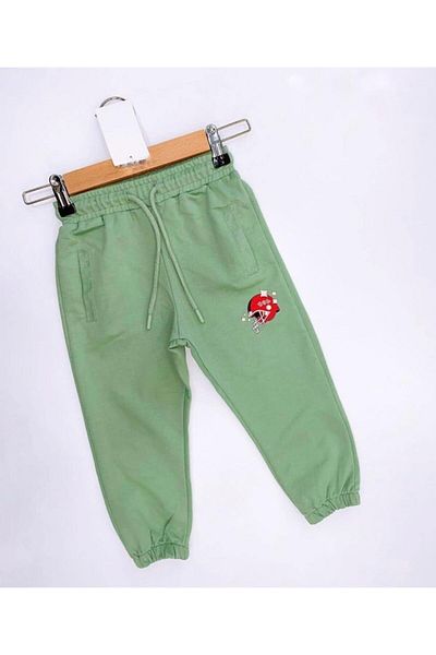 Çikoby Boy's Green Sweatpants