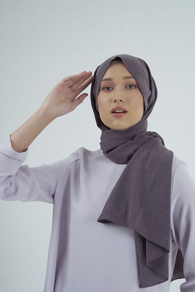 Gülsoy Women's Cotton Cotton Shawl Lavender - 9