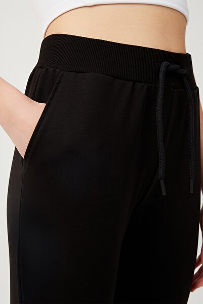 Los Ojos Women's Black Jogger Sweatpants Sweatpants