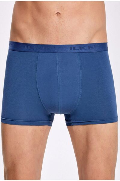 İlke Ανδρικό 2 Pack Lycra Boxer Indigo-σκούρο μπλε 1600