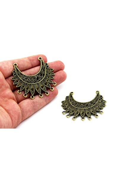 yfhobi 1 Adet - 52x55 Mm, Kolye, Fular Ve Iğne Oyası Aparatı, Metal Takı Malz...