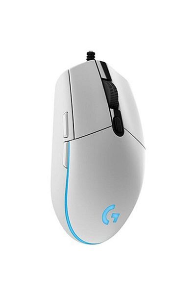 logitech Txxc G203 Lightsync White Gaming Mouse - Wired, New Modern 987838