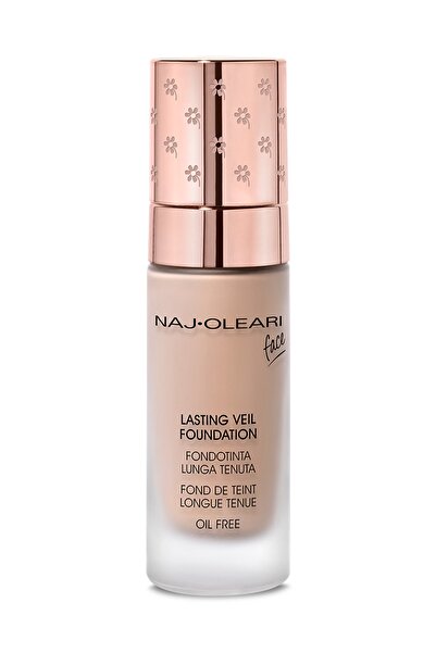 NAJ OLEARI Lasting Veil Foundation Natural Beige Uzun Süre Kalıcı Likit Fondöten